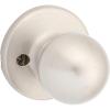 Kwikset Polo Interior Privacy Door Knob with Lock, Door Handle For Bathroom and Bedroom, Venetian Bronze Keyless Turn Lock Doorknob(Satin Nickel)