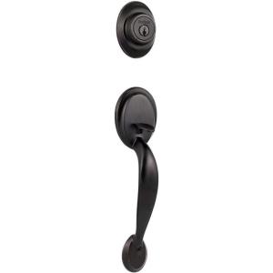 Kwikset 687DA-LIP Dakota Single Cylinder Handleset from The Series, Exterior Only – Venetian Bronze