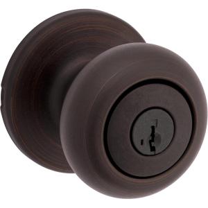Kwikset 94002-864 Cove Keyed Entry Knob Featuring Smartkey Security In Venetian Bronze(Venetian Bronze)