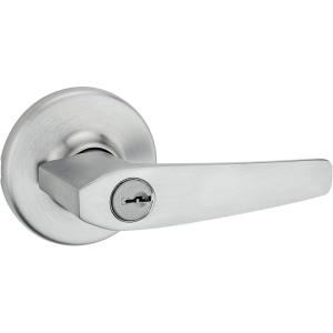Kwikset 94050-560 Delta Keyed Entry Lever in Satin Chrome
