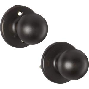 Kwikset Polo Interior Privacy Door Knob with Lock, Door Handle For Bathroom and Bedroom, Venetian Bronze Keyless Turn Lock Doorknob(Venetian Bronze)