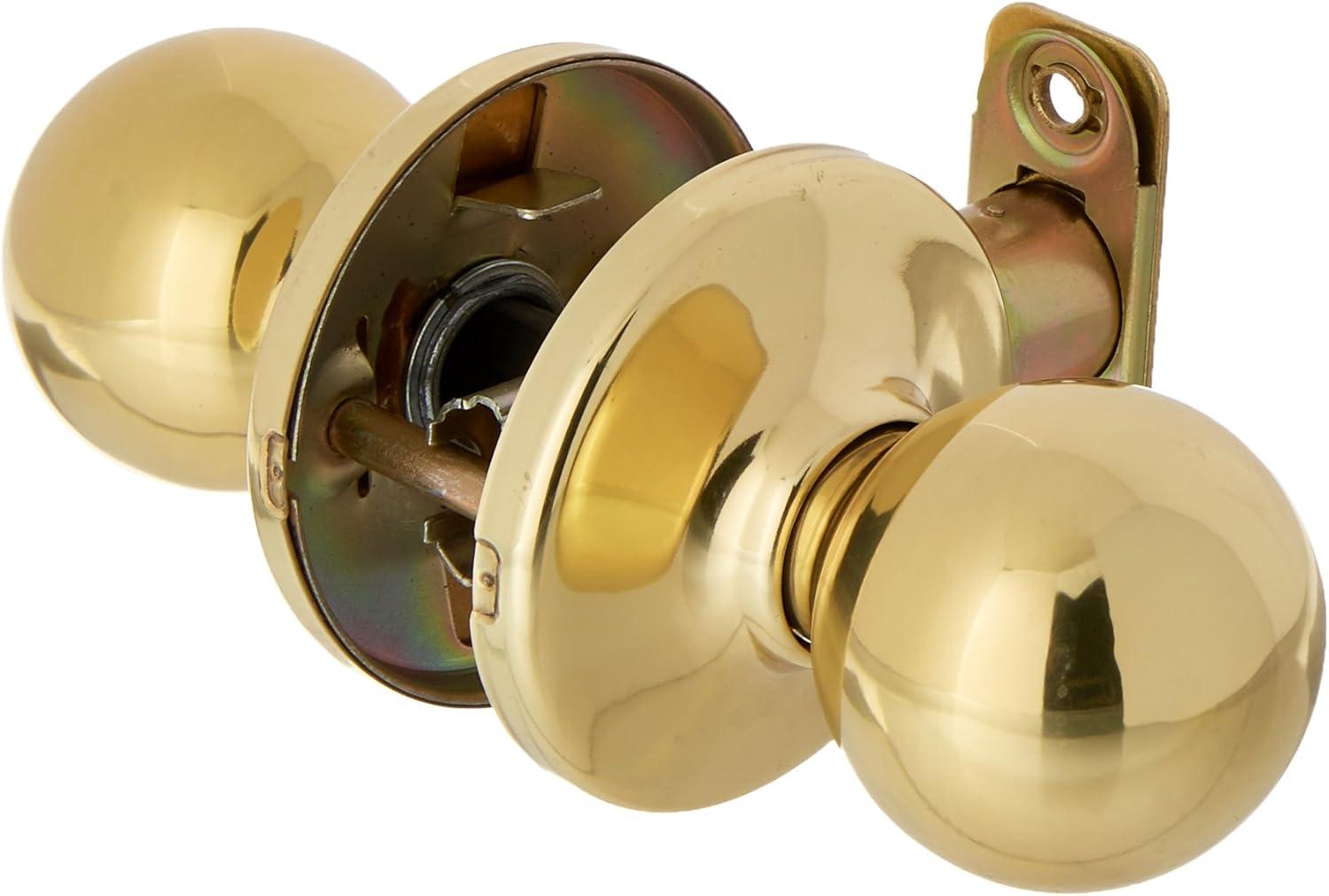 image:imageKWIKSET 92001516 Security Polo Passage Knob No Size Polished Brass