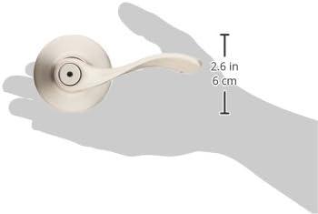 image:imageKwikset 300BL 15 RCAL RCS Kwikset 93001635 Balboa BedBath Lever Satin Nickel