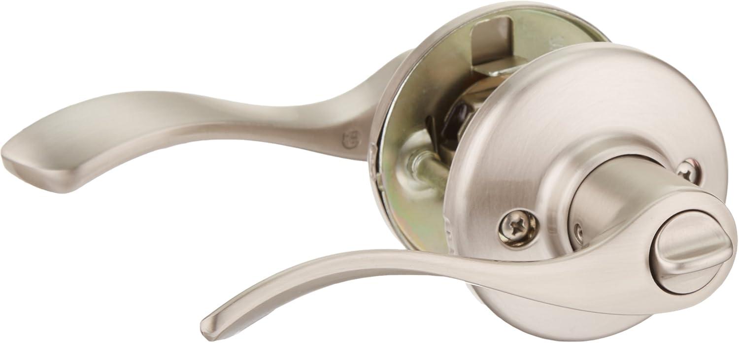 image:imageKwikset 300BL 15 RCAL RCS Kwikset 93001635 Balboa BedBath Lever Satin Nickel