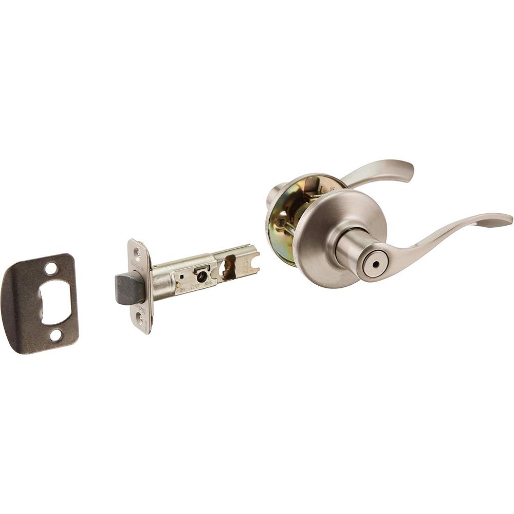 image:imageKwikset 300BL 15 RCAL RCS Kwikset 93001635 Balboa BedBath Lever Satin Nickel