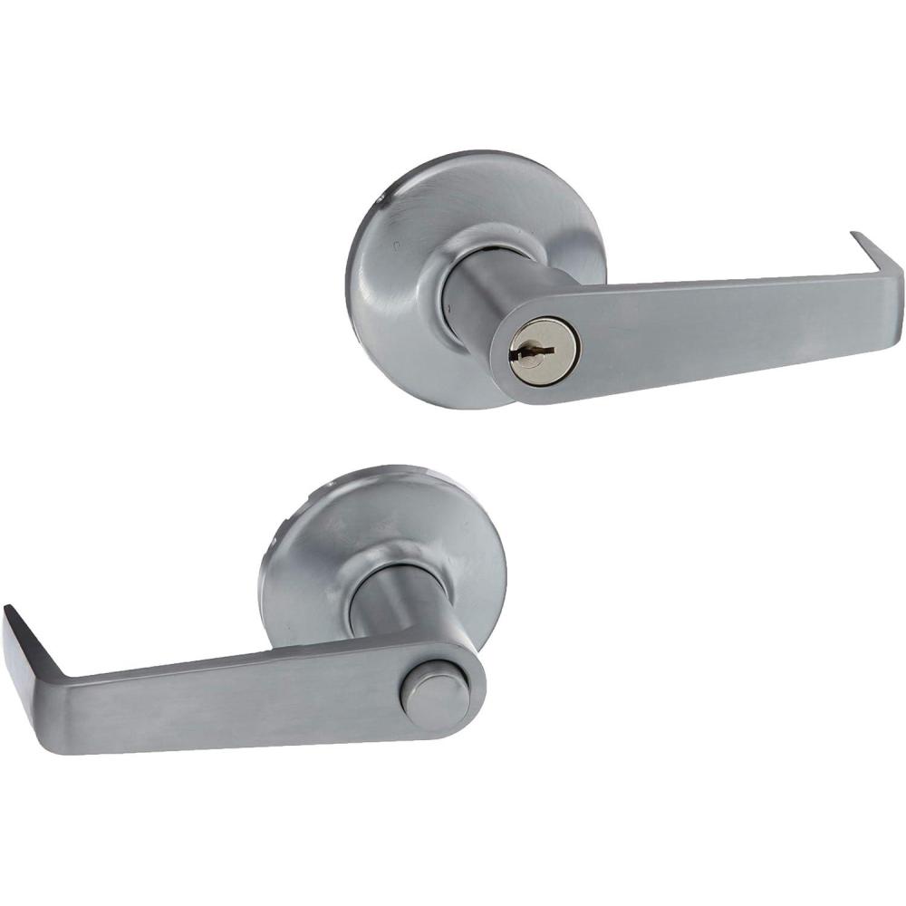 image:imageKwikset 756KNL26D Kingston Light Commercial Door Lock Satin Chrome Finish