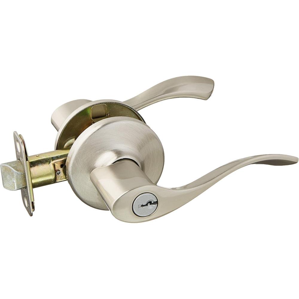 image:imageKwikset 94050549 Balboa Entry Lever Satin Nickel