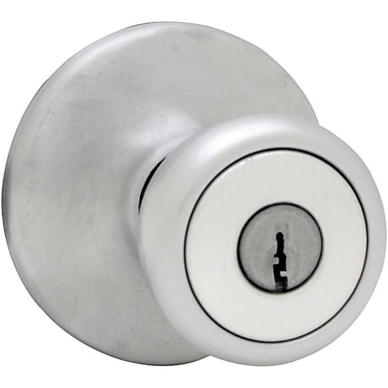 image:imageKwikset Mobile Home Entry Knob in Satin Chrome