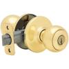 Kwikset 400P 3 CP Polo Entry Knob, Polished Brass(Polished Brass)