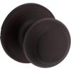 Kwikset Cove Interior Passage Door Knob, Handle For Closet and Hallway Doors, Non-Locking Doorknob, Venetian Bronze((Pack of 1))