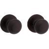 Kwikset Cove Interior Passage Door Knob, Handle For Closet and Hallway Doors, Non-Locking Doorknob, Venetian Bronze((Pack of 1))