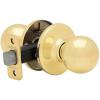 Kwikset Polo Hall/Closet Knob in Polished Brass(Polished Brass)
