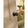 Kwikset Polo Hall/Closet Knob in Polished Brass(Venetian Bronze)