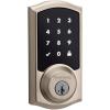 Kwikset 99160-021 SmartCode 916 Traditional Smart Lock Touchscreen Electronic Deadbolt Front Door Lock with SmartKey Security and Z-Wave Plus in Venetian Bronze(Satin Nickel)