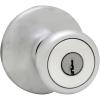 Kwikset Mobile Home Entry Knob in Satin Chrome