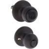 Kwikset Polo Entry Door Knob with Lock and Key, Secure Keyed Handle Exterior Doorlock, Doorknob For Front Entrance and Bedrooms in Venetian Bronze(Venetian Bronze)
