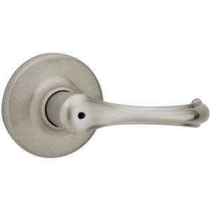 Kwikset 300DNL-15 6AL RCS BP Kwikset Dorian Privacy Lockset Satin Nickel