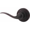 Kwikset Tustin Interior Passage Door Handle, Lever For Closet and Hallway Doors, Reversible Non-Locking Handle Lever, Venetian Bronze, with Microban Protection