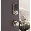 Kwikset 99150-002 SmartCode 915 Touchscreen Electronic UL Deadbolt with Smart Key, Satin Nickel