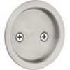 Kwikset 334 Round Hall/Closet Pocket Door Lock in Antique Nickel