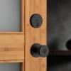 Kwikset 991 Pismo Keyed Entry Knob and Single Cylinder Deadbolt Combo Pack Featuring SmartKey in Matte Black(Matte Black)