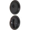 Kwikset ORGL88757 335 11p Round Pocket Door Lock, Oil Rubbed Bronze