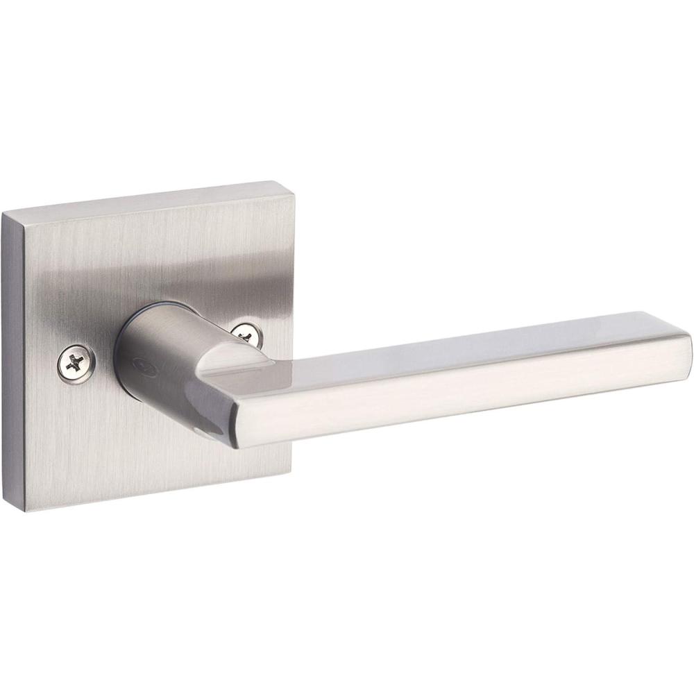 image:imageKwikset 91570002 Halifax Slim Square HalfDummy Lever in Polished ChromeSatin Nickel