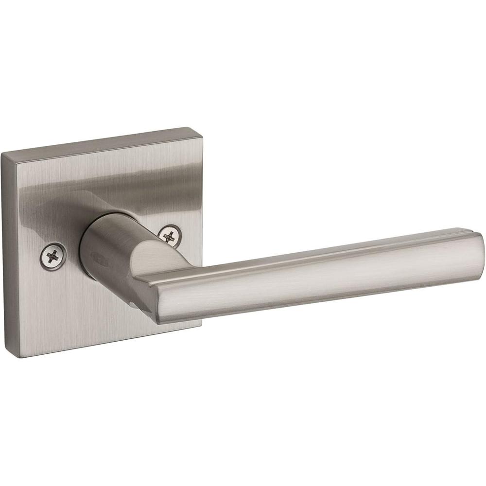 image:imageKwikset 91570026 Montreal Square HalfDummy Lever Satin Nickel