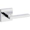 Kwikset 91570-002 Halifax Slim Square Half-Dummy Lever in Polished Chrome(Polished Chrome)