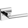 Kwikset Montreal Dummy Door Handle, Single Sided Lever for Closets, French Double Doors, and Pantry, Polished Chrome Non-Turning Reversible Interior Push/Pull Lever(Polished Chrome)