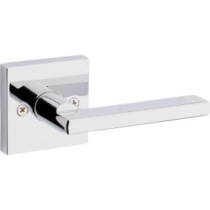 Kwikset 91570-002 Halifax Slim Square Half-Dummy Lever in Polished Chrome(Polished Chrome)