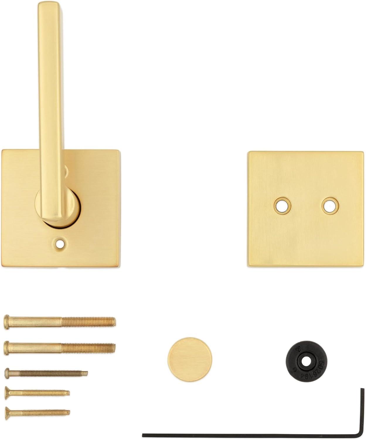 image:imageKwikset 973HFLSQT514V1 Dummy Interior Halifax Lever Trim with Square Rose New Chassis Matte Black Finish