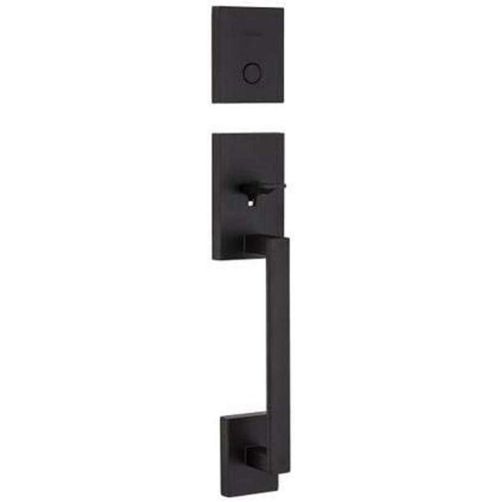 image:imageKwikset 819SCELIP514 Dummy San Clemente Exterior Handleset Iron Black Finish