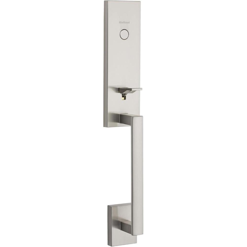 image:imageKwikset 819VNHLIP15 Dummy Vancouver Exterior Handleset Satin Nickel Finish