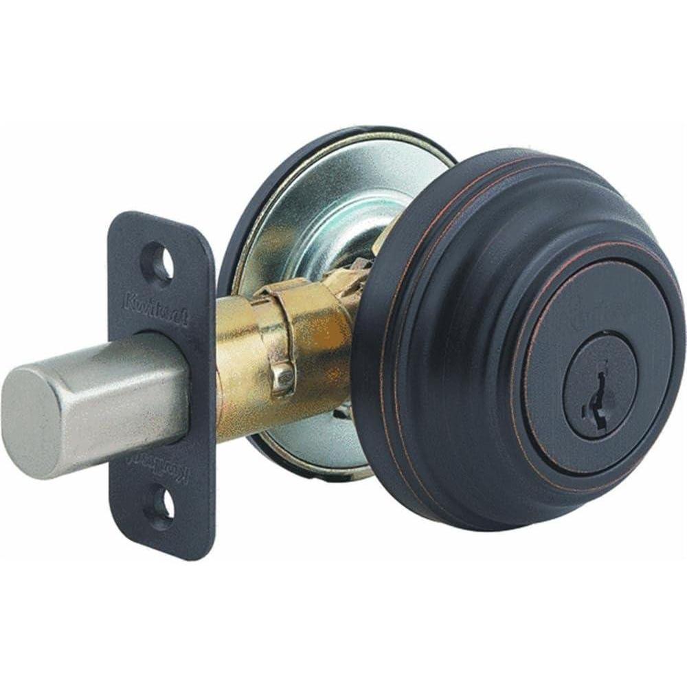 image:imageKwikset 980 Single Cylinder Deadbolt featuring SmartKey in Venetian BronzeVenetian Bronze