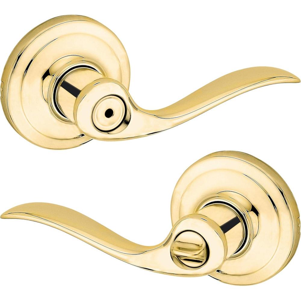 image:imageTustin BedBath Lever with Microban Antimicrobial Protection in Polished BrassPrivacy