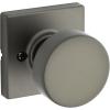 Kwikset 720PSKSQT-26 Pismo Knob with Square Rose Passage Lock with 6AL Latch and RCS Strike Bright Chrome Finish