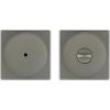 Kwikset 730PSKSQT-26 Pismo Knob with Square Rose Privacy Lock with 6AL Latch and RCS Strike Bright Chrome Finish