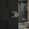 Kwikset 730PSKSQT-26 Pismo Knob with Square Rose Privacy Lock with 6AL Latch and RCS Strike Bright Chrome Finish