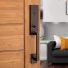 Kwikset 819VNHLIP-15 Dummy Vancouver Exterior Handleset Satin Nickel Finish