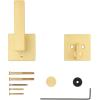 Kwikset 971SALSQT-514 Kwikset 971SALSQT Singapore Lever Single Cylinder Interior Pack with Square Rose for Handlesets