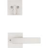 Kwikset 971SALSQT-514 Kwikset 971SALSQT Singapore Lever Single Cylinder Interior Pack with Square Rose for Handlesets