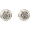 Kwikset 985 Double Cylinder Deadbolt featuring SmartKey® in Satin Nickel(Satin Nickel)