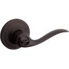 Kwikset Tustin Dummy Door Handle, Single Sided Lever for Closets, French Double Doors, and Pantry, Satin Nickel Non-Turning Right Handed Interior Push/Pull Lever, with Microban Protection(Venetian Bronze)