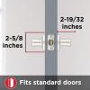 Tustin Bed/Bath Lever with Microban Antimicrobial Protection in Polished Brass(Hall and Closet)