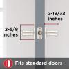 Tustin Bed/Bath Lever with Microban Antimicrobial Protection in Polished Brass(Privacy)