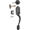 Kwikset 815ANTNLLH-11P Left Hand Single Cylinder Arlington Handleset with Interior Left Hand Tustin Trim, No Deadbolt Venetian Bronze Finish