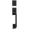 Kwikset 819SCELIP-514 Dummy San Clemente Exterior Handleset Iron Black Finish