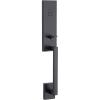 Kwikset 819VNHLIP-514 Dummy Vancouver Exterior Handleset Matte Black Finish