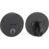 Kwikset 92580-026 258 Deadbolt Low Profile Single Cylinder Matte Black